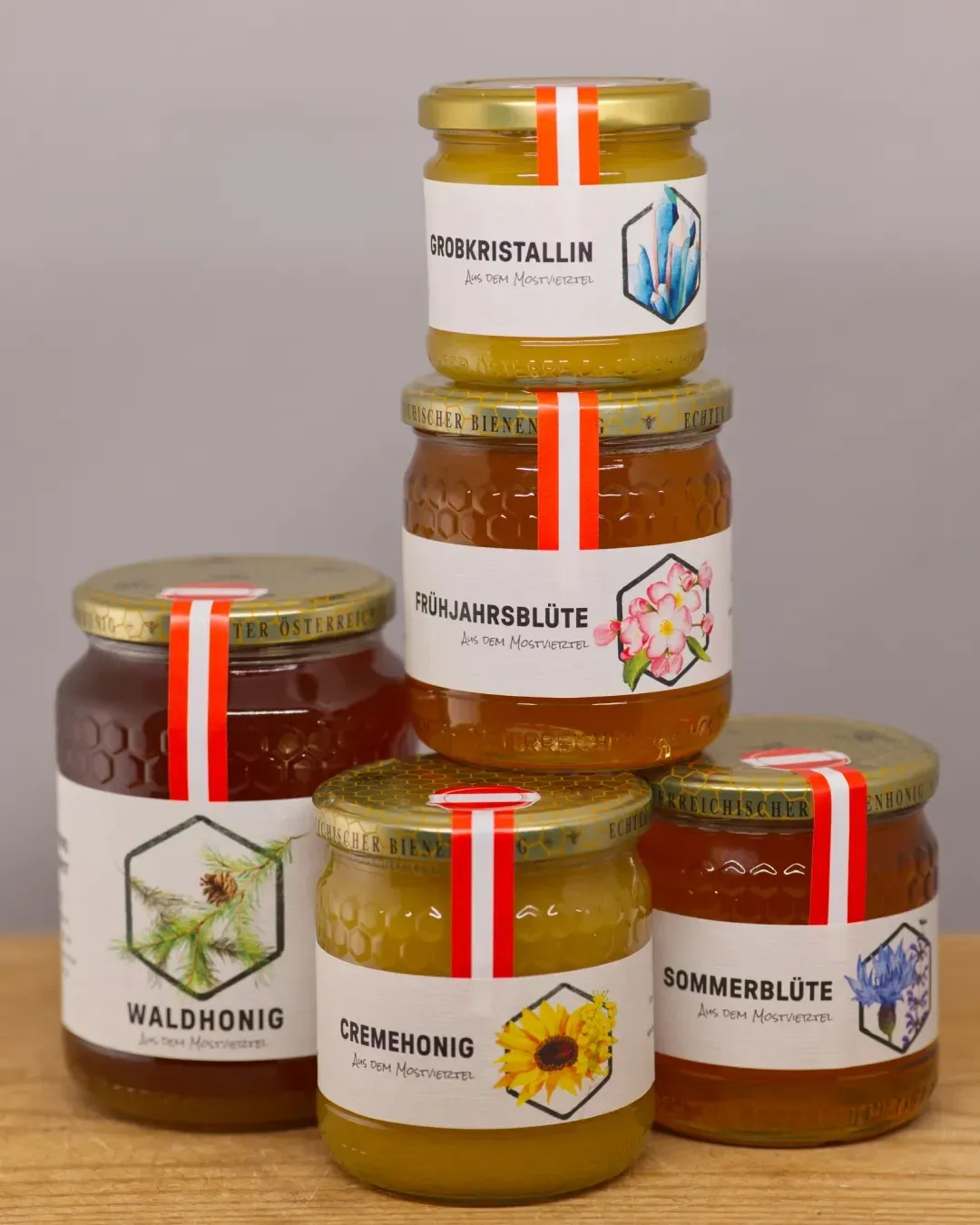5 Honigsorten